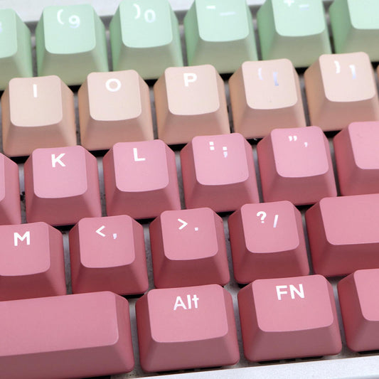 DIY PBT 104 Keys Keycaps for 68 Mechanical Keyboard Exquisite top printed