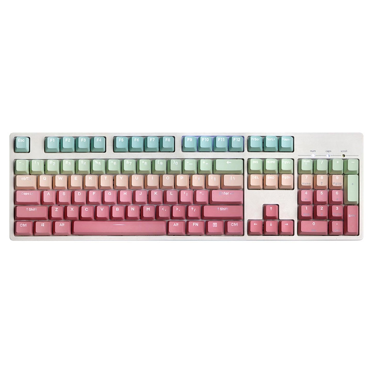 DIY PBT 104 Keys Keycaps for 68 Mechanical Keyboard Exquisite top printed