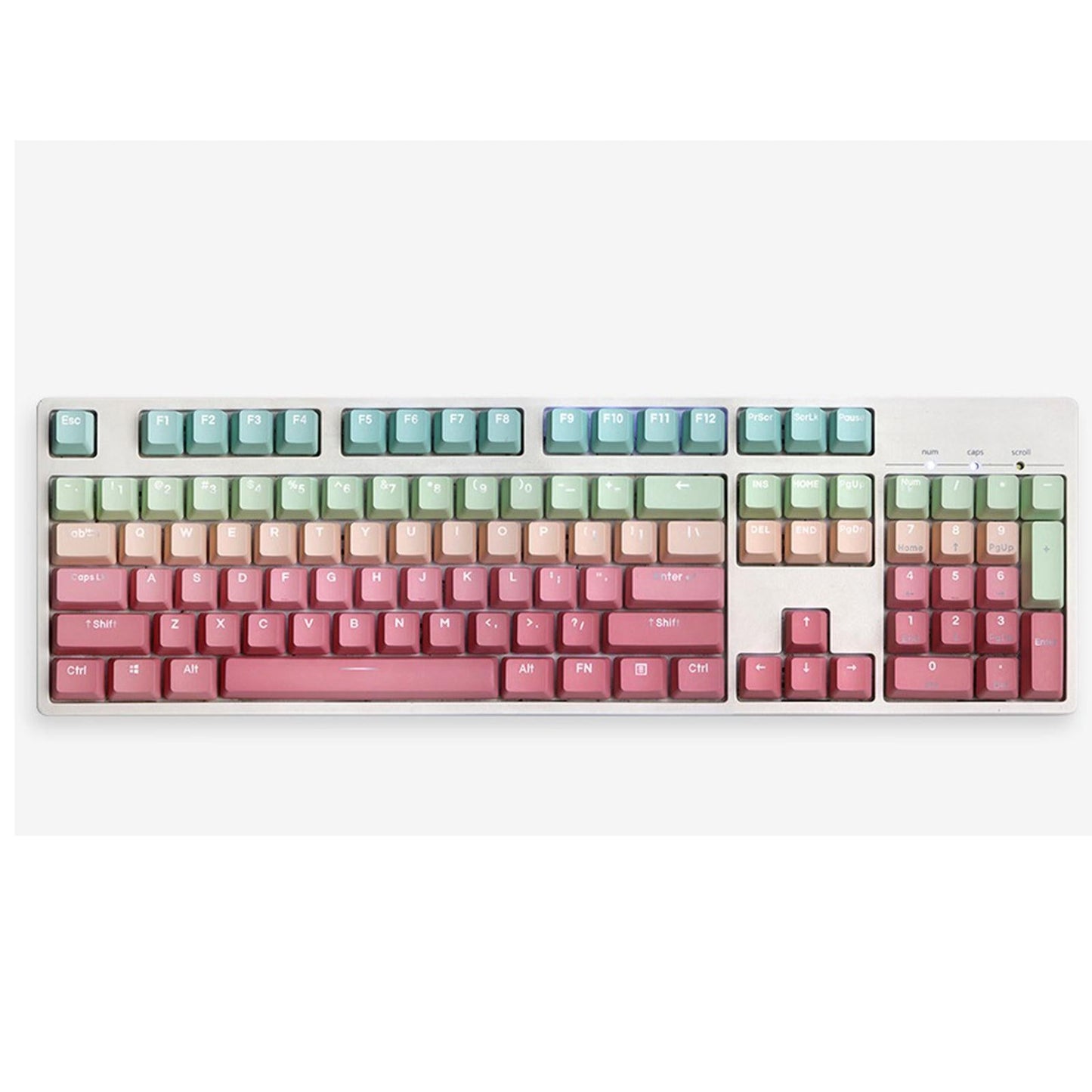 DIY PBT 104 Keys Keycaps for 68 Mechanical Keyboard Exquisite top printed