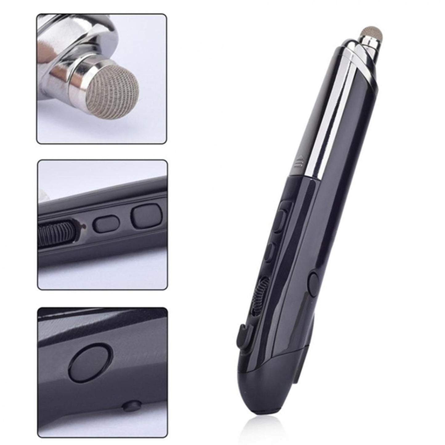 2.4G Wireless Optical USB Touch-Pen Mouse 1600DPI Pocket Mouse Pen white