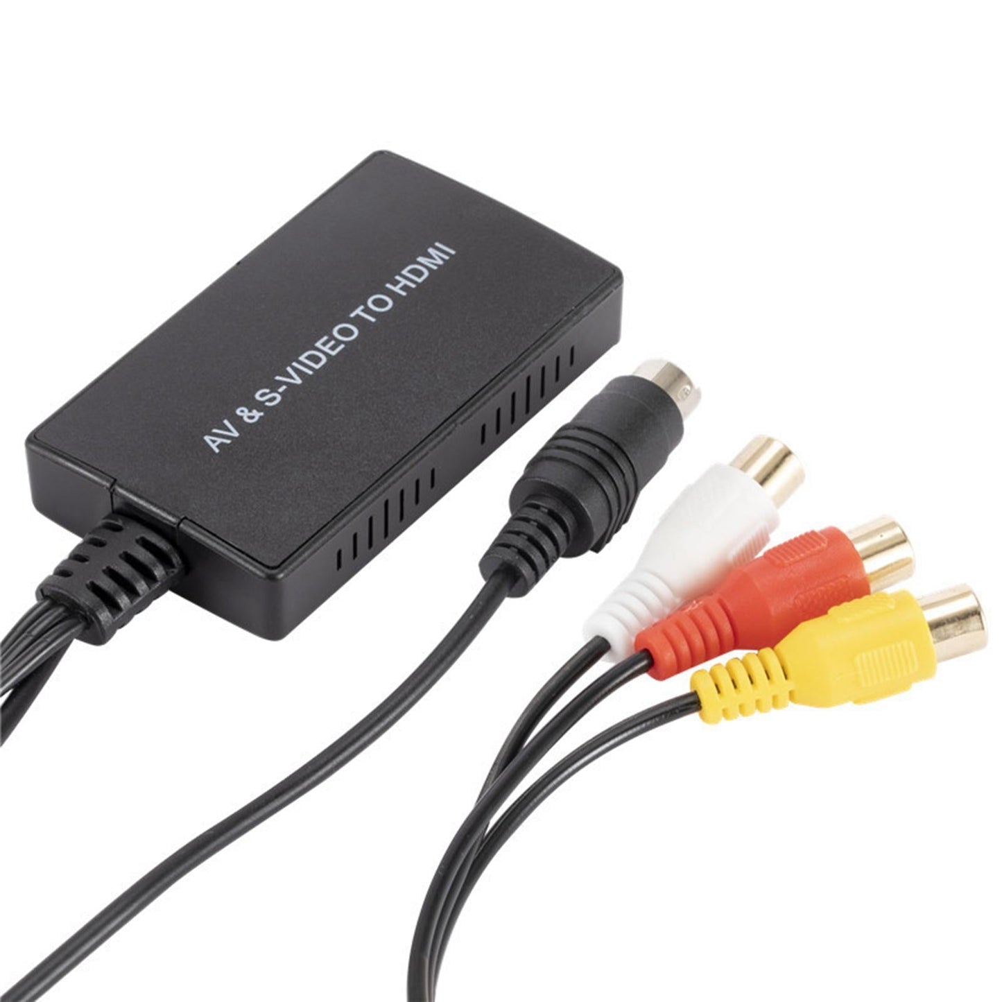 AV Svideo to HDMI Converter RCA to HDMI Adapter Compatible for PS3 VHS VCR