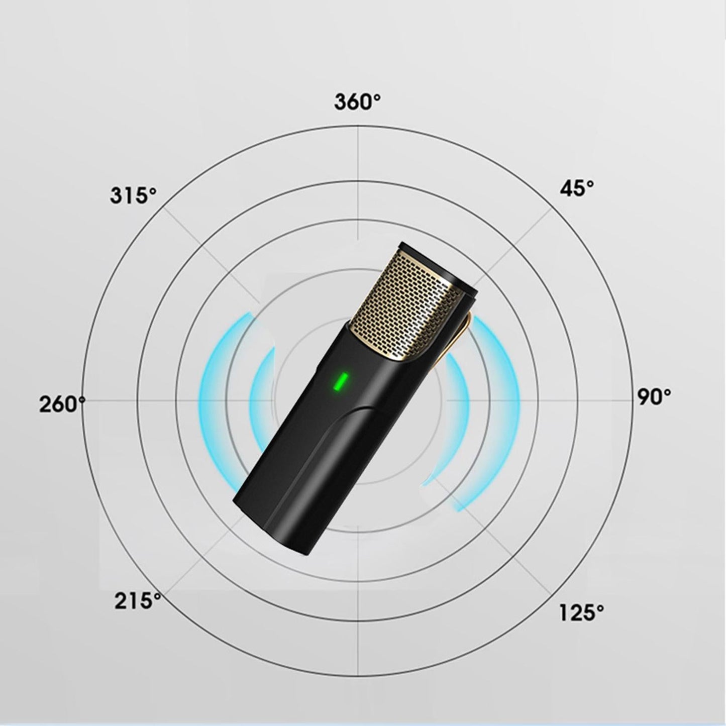 Lavalier Microphone Professional Wireless for Video Conference Recording PC