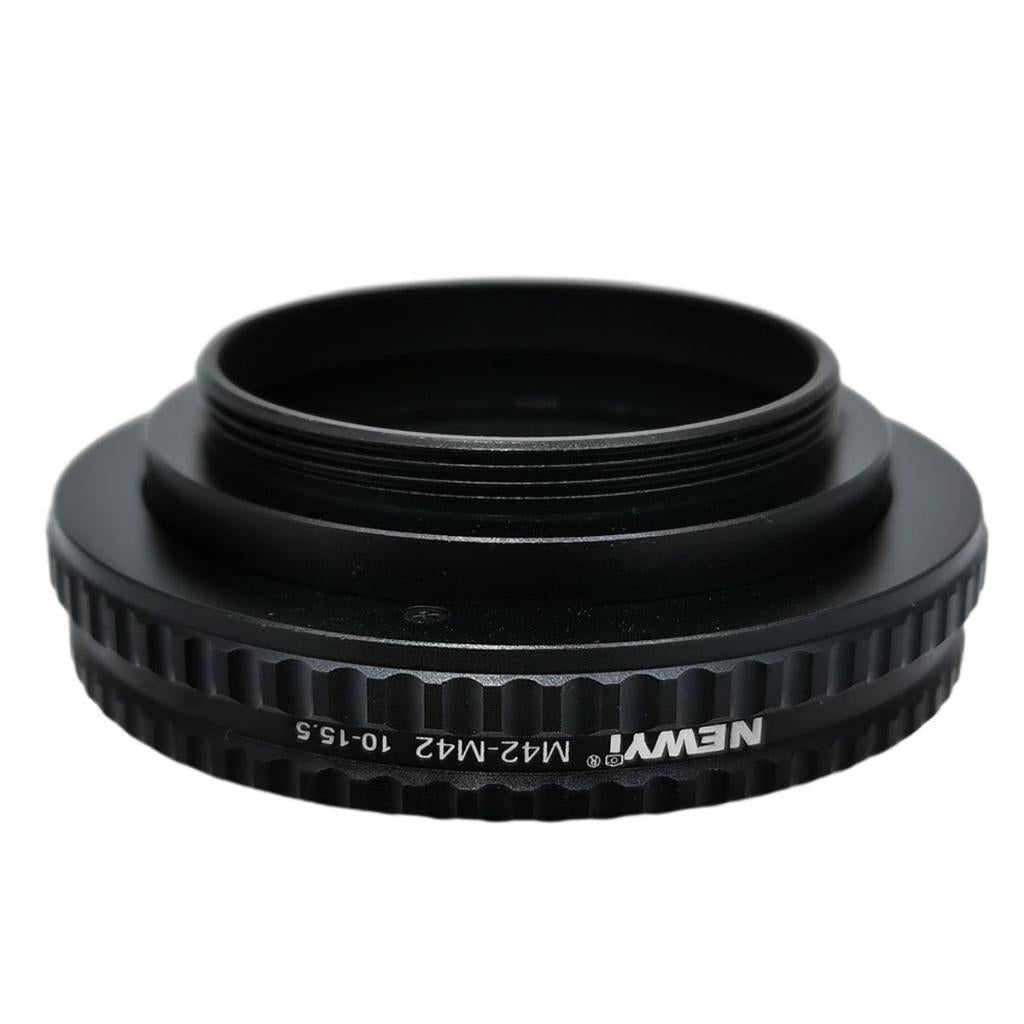 M42-M42 10mm-15.5mm Metal Macro Focus Lens Helicoid Mount Adapter Parts