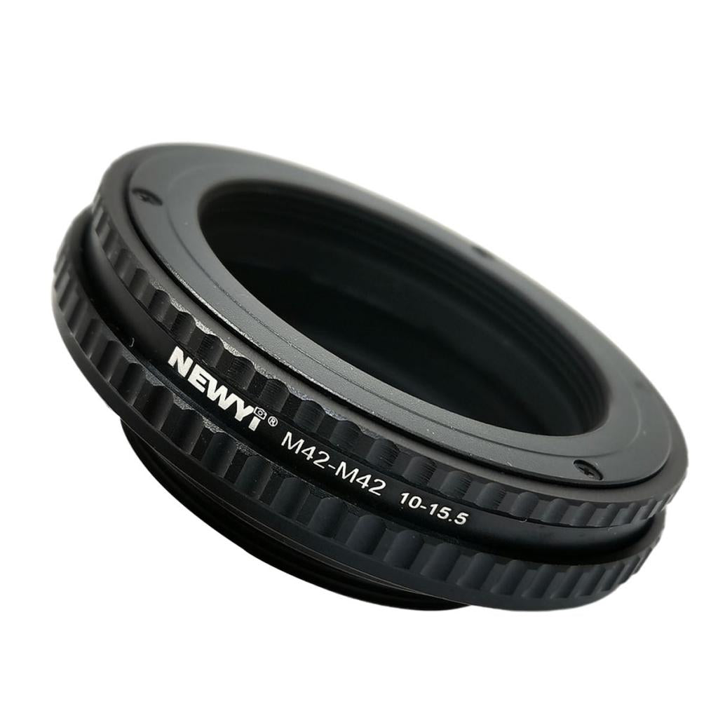 M42-M42 10mm-15.5mm Metal Macro Focus Lens Helicoid Mount Adapter Parts