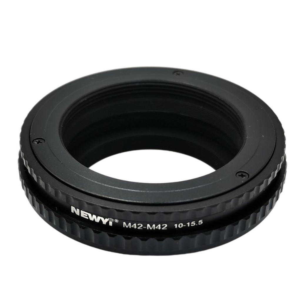 M42-M42 10mm-15.5mm Metal Macro Focus Lens Helicoid Mount Adapter Parts