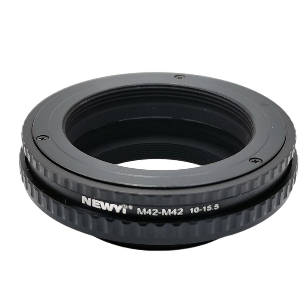 M42-M42 10mm-15.5mm Metal Macro Focus Lens Helicoid Mount Adapter Parts