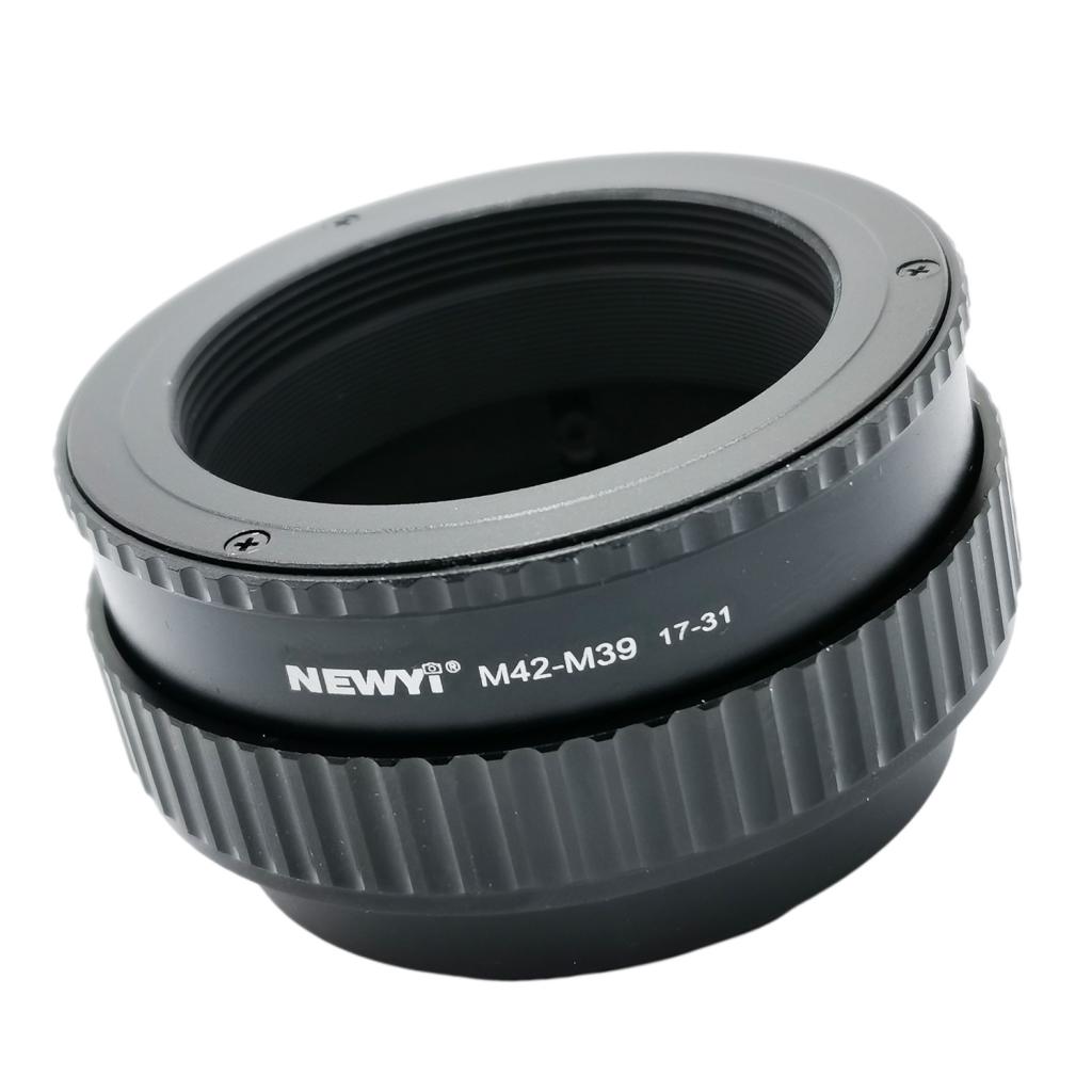 M42-M39 17-31mm Metal Macro Focus Lens Mount Adapter Accessories