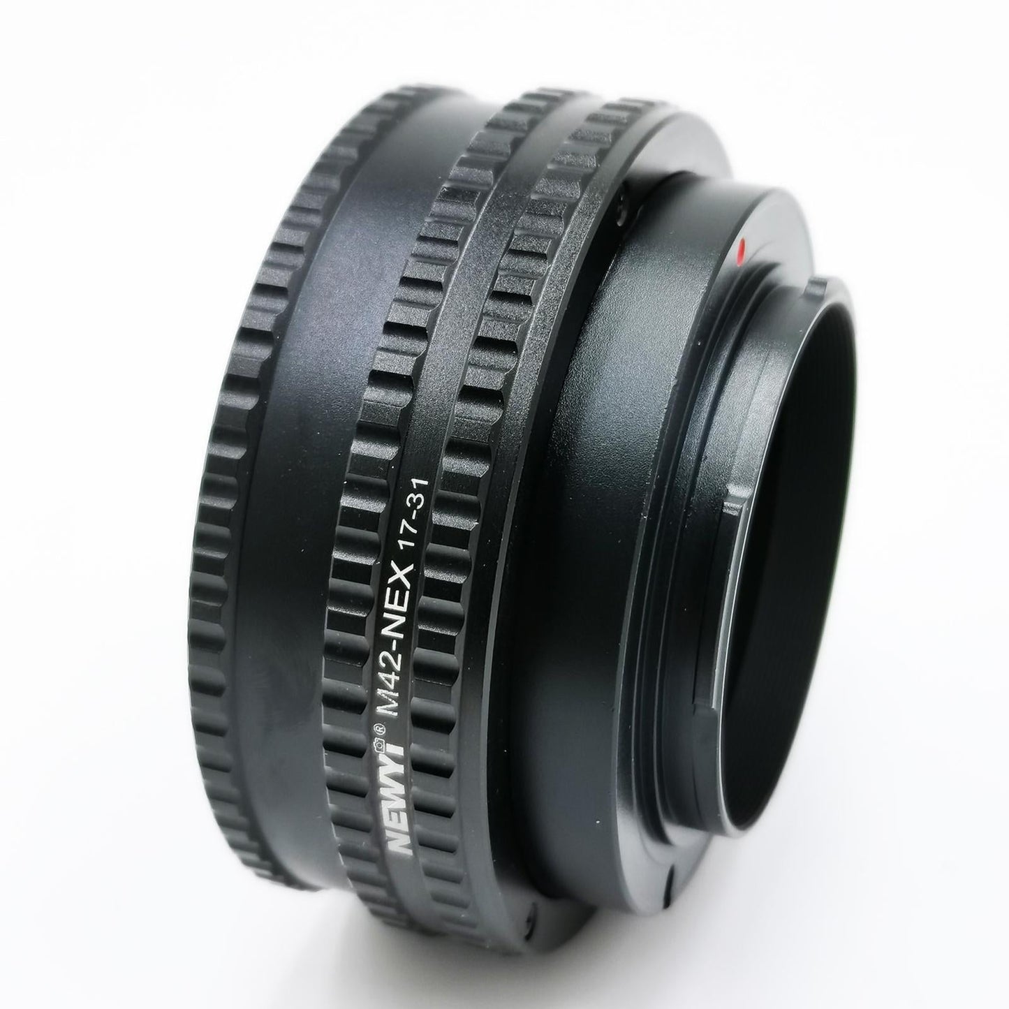 M42 To E 17mm-31mm Metal Macro Focusing Lens Screw Mount Adapter for Camera