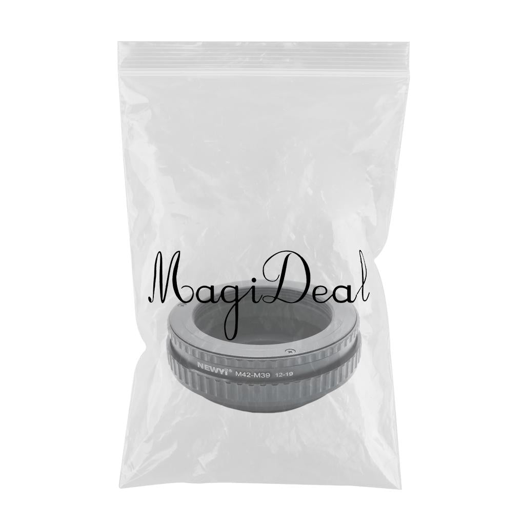 M42-M39 12mm-19mm Macro Focus Lens Helicoid Mount Adapter Professional Parts