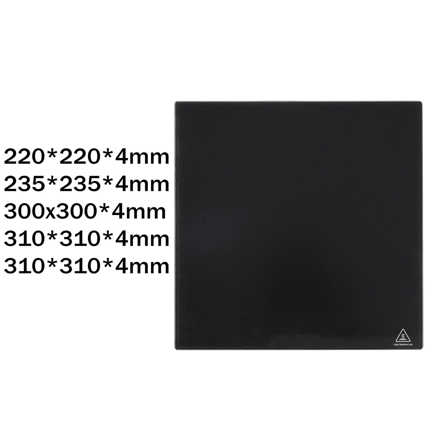3D Printer Glass Platform Tempered Plate for A8 A6 A2 ET4 Model 220x220x4mm
