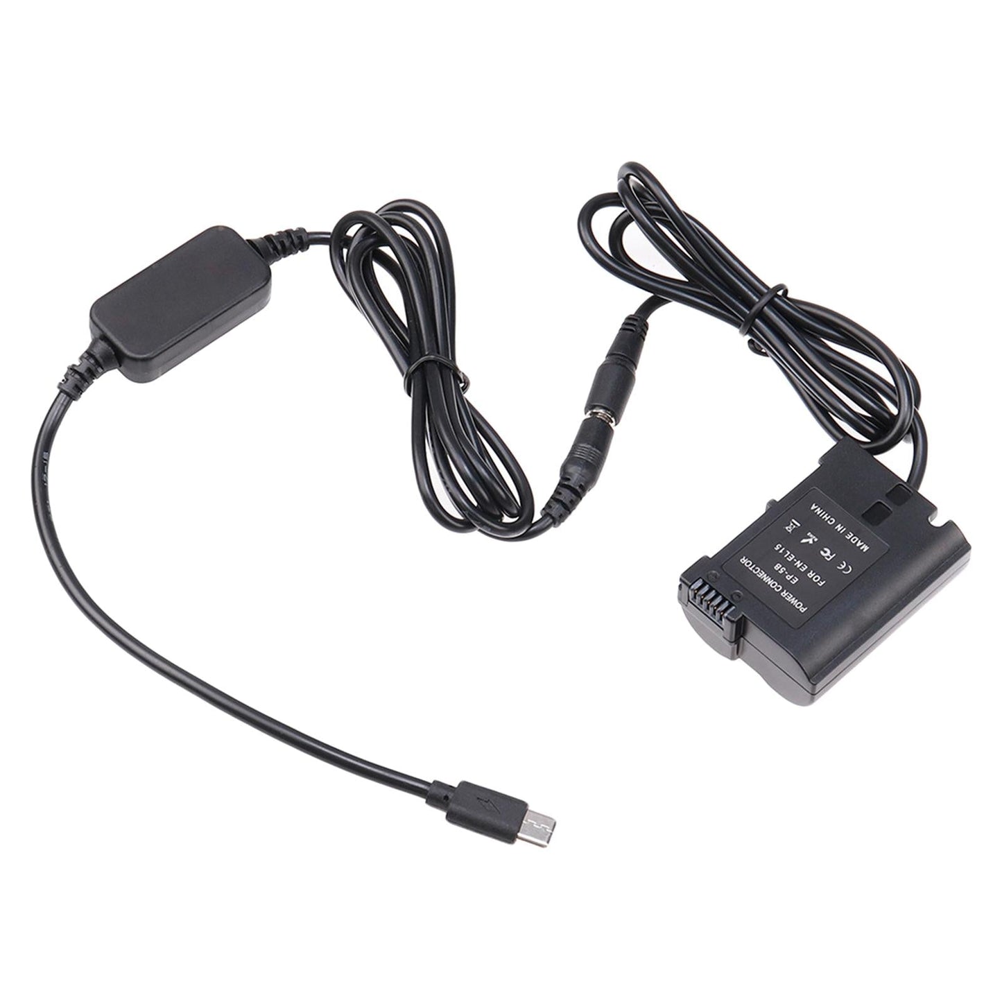 EN-EL15 Dummy Battery DC Power AC Adapter DC Coupler Kit for D810 D750 NJ526