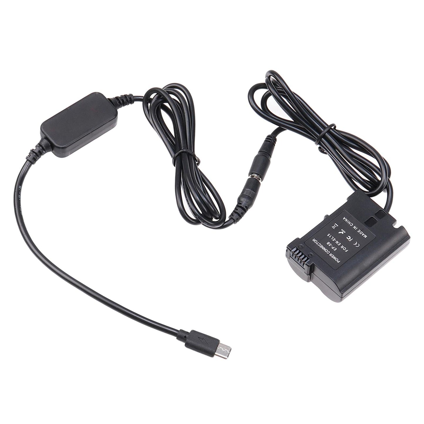 EN-EL15 Dummy Battery DC Power AC Adapter DC Coupler Kit for D810 D750 NJ526