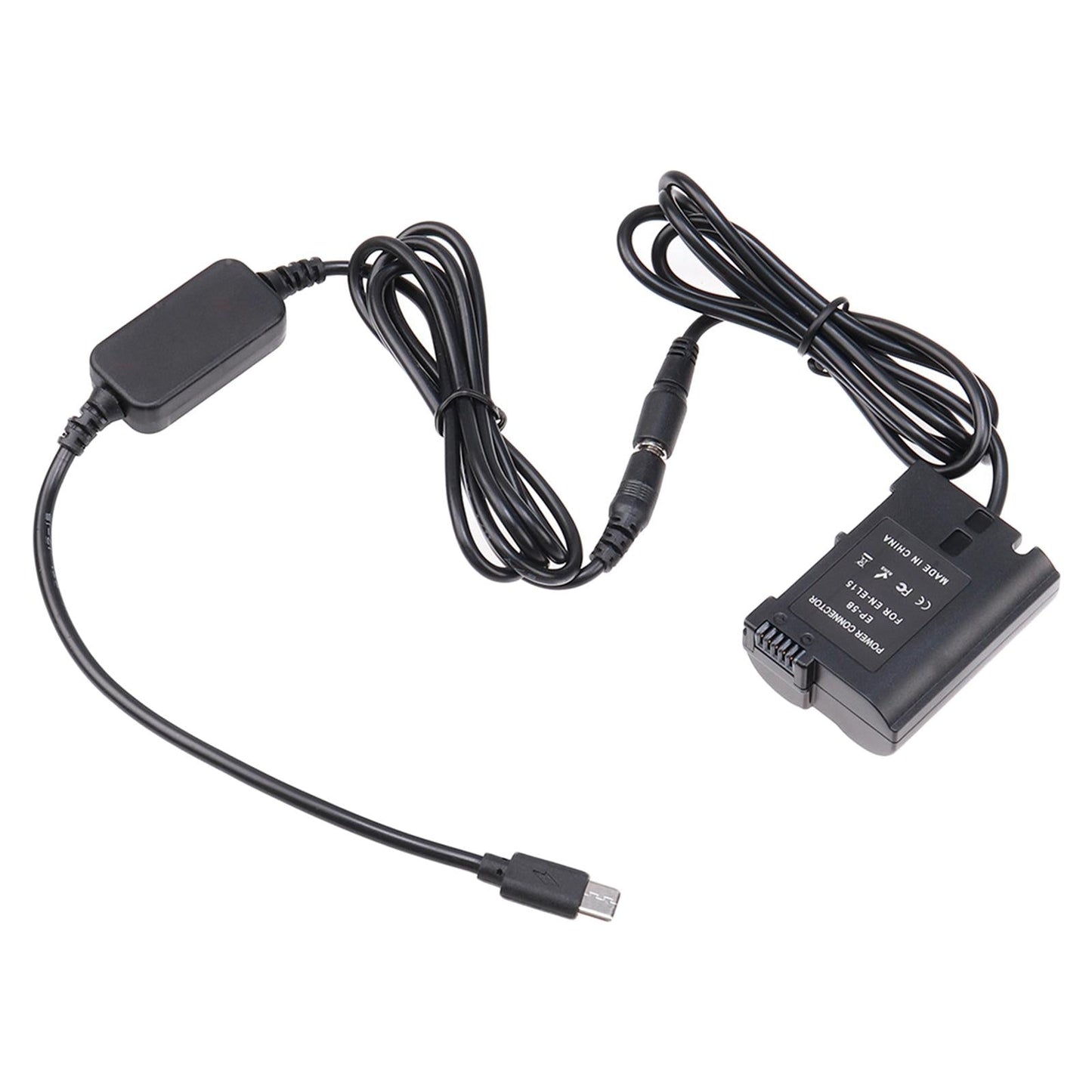 EN-EL15 Dummy Battery DC Power AC Adapter DC Coupler Kit for D810 D750 NJ526
