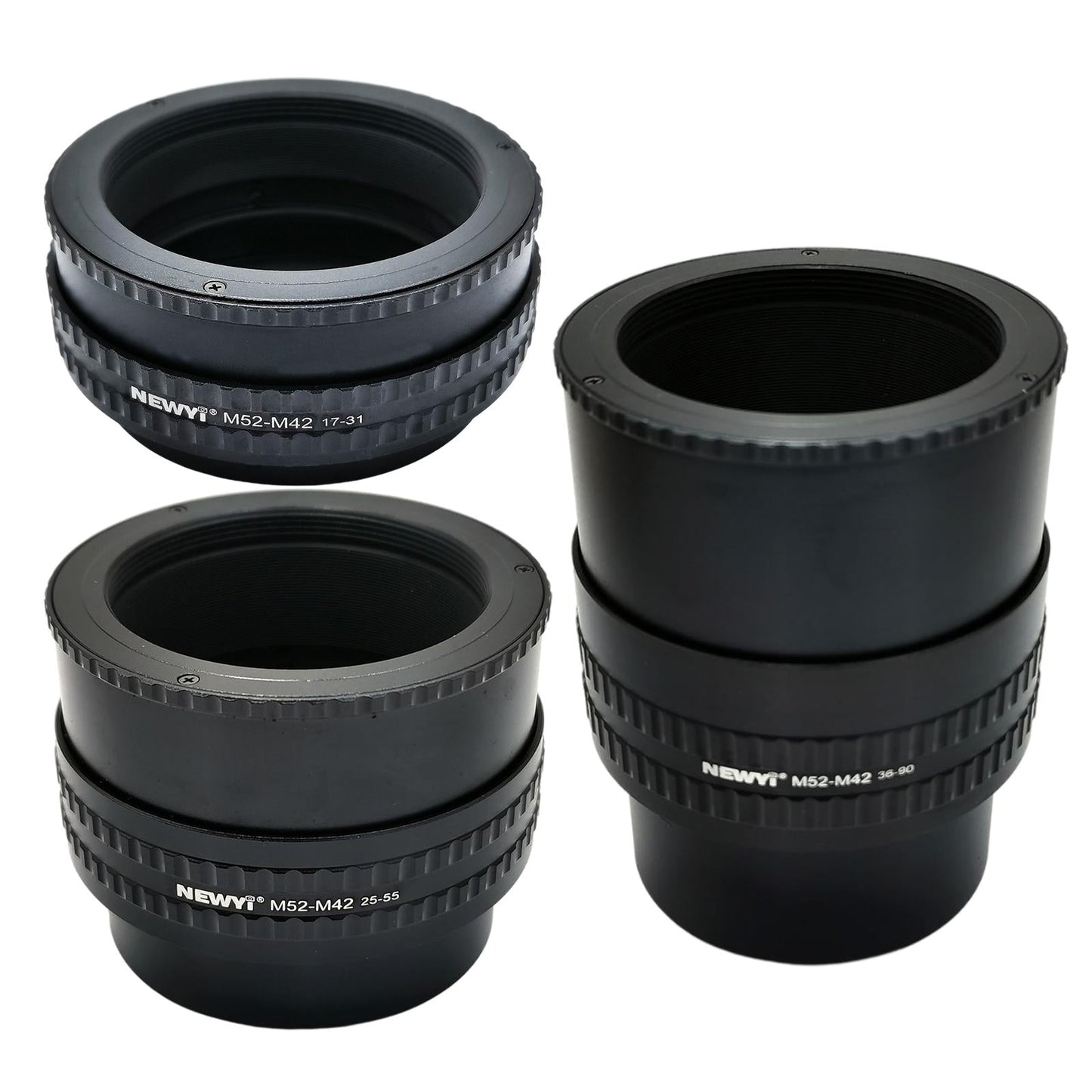 M52 to M42 Focusing Helicoid Ring Adapter for Mount Lens 17-31mm