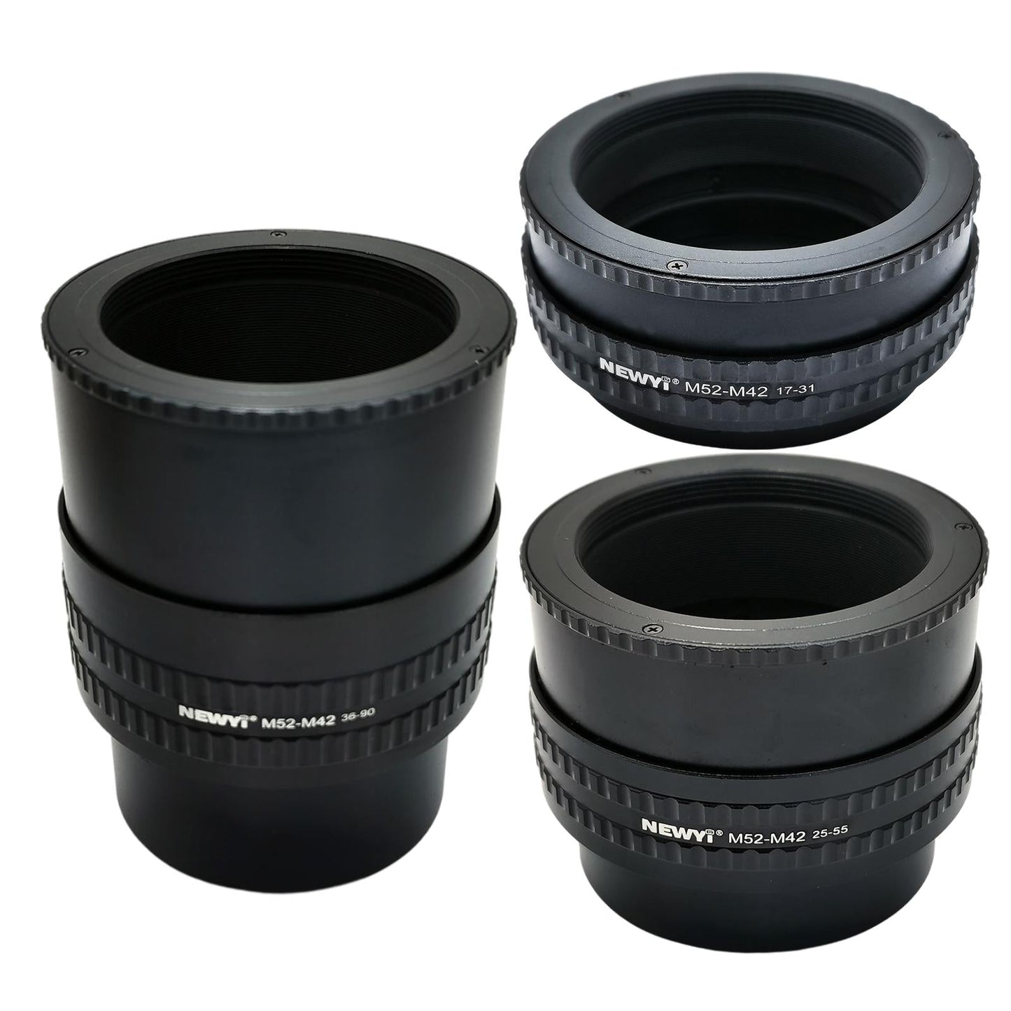 M52 to M42 Focusing Helicoid Ring Adapter for Mount Lens 17-31mm