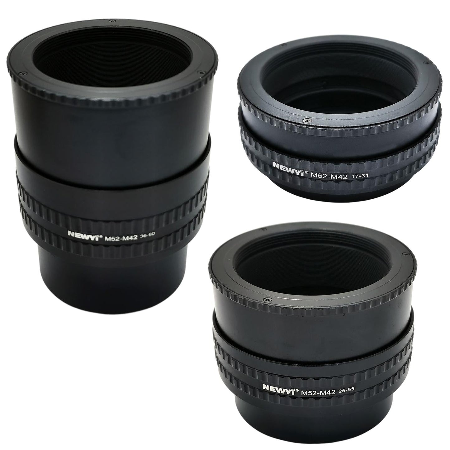 M52 to M42 Focusing Helicoid Ring Adapter for Mount Lens 17-31mm