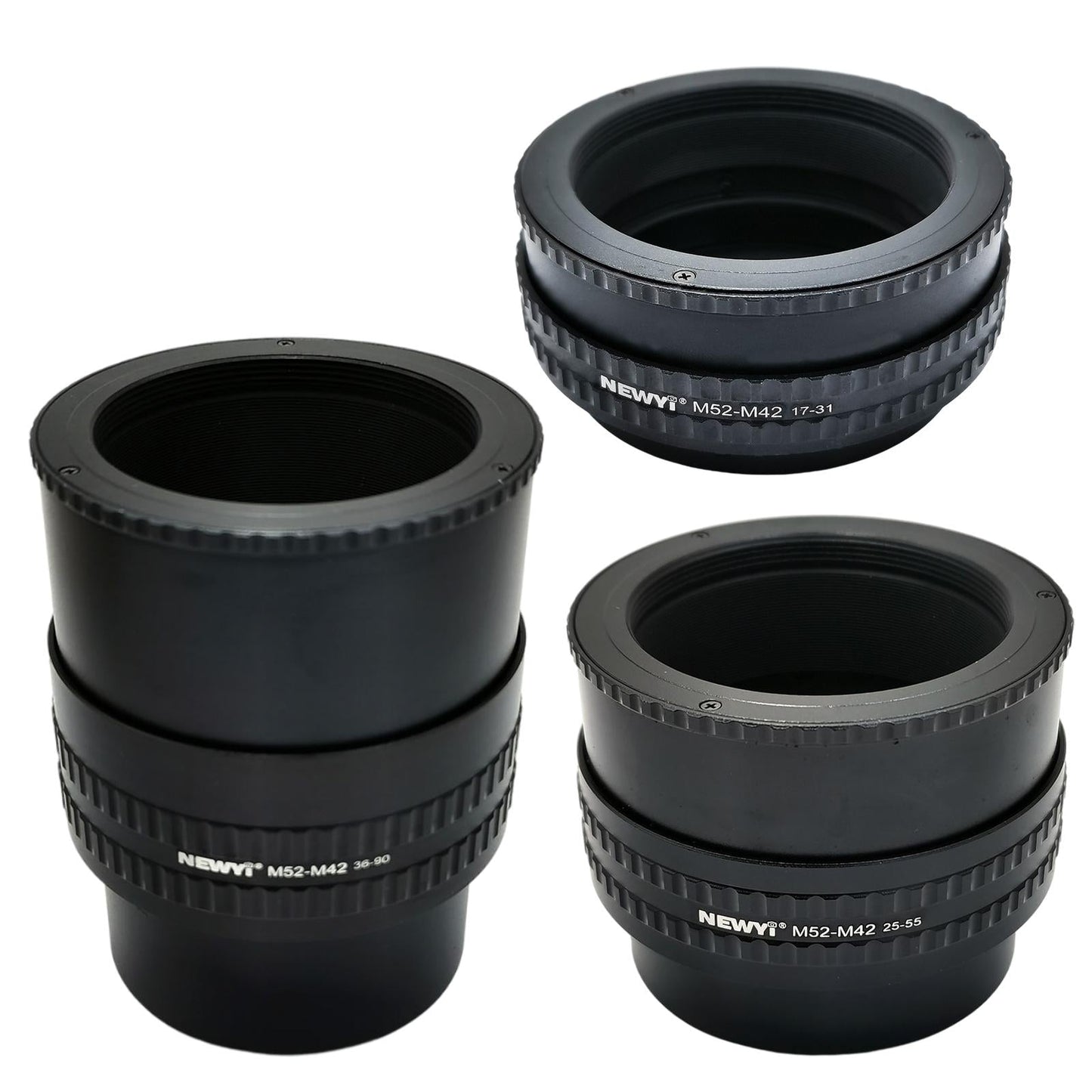 M52 to M42 Focusing Helicoid Ring Adapter for Mount Lens 17-31mm