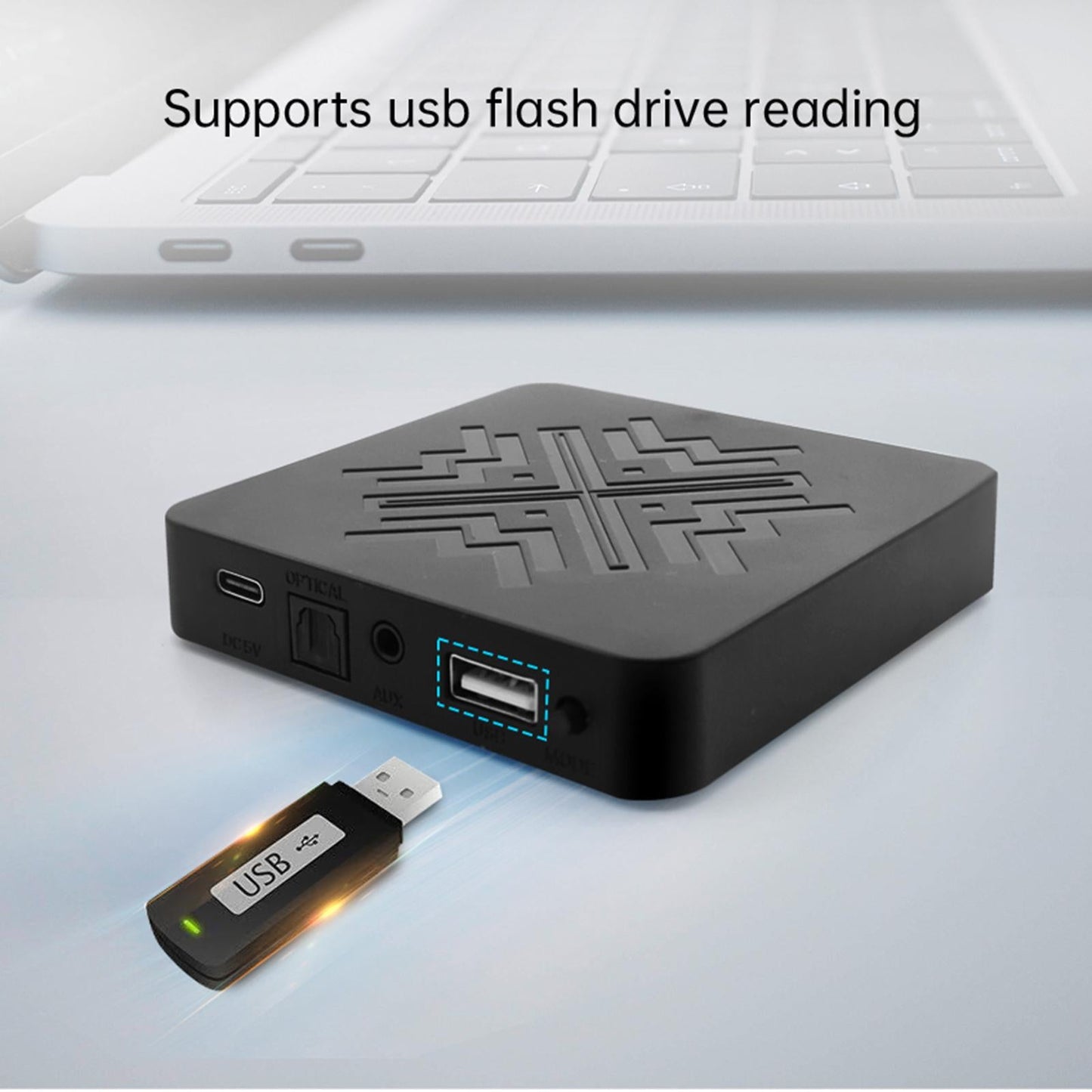 Digital Audio Receiver HiFi BT5.0 Adapter ,for Android iOS System,Speakers