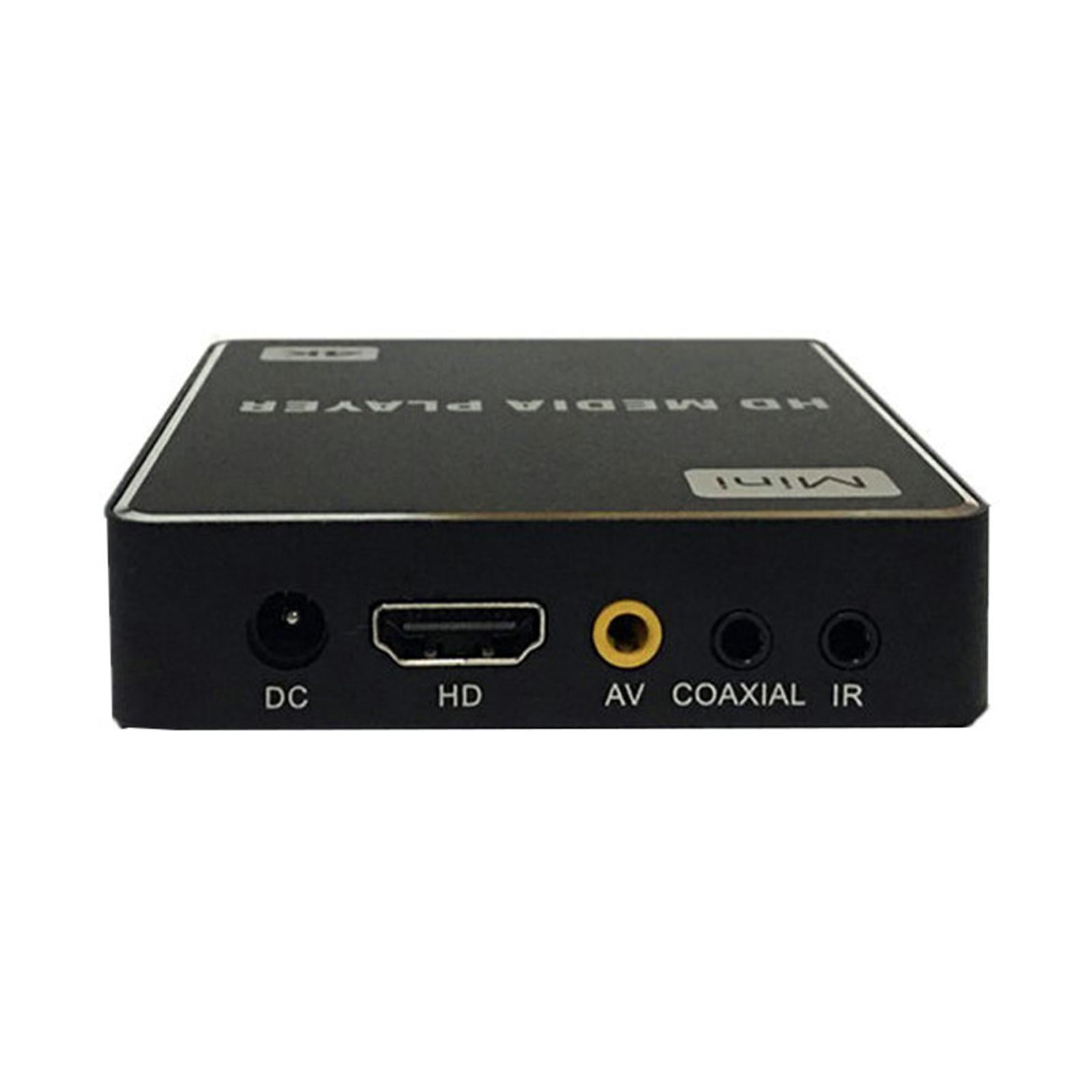 Media TV Receiver HD 1080P H.265 Support WMV HDD RK3229 for TV PC U Disk
