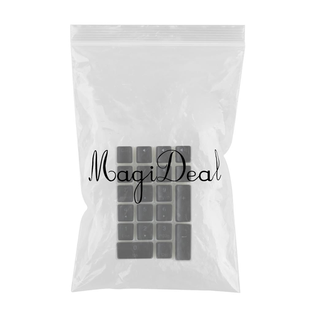 Mechanical Keyboard Numeric Keycaps Layout Dustproof Waterproof Office 21Key for OEM  Black