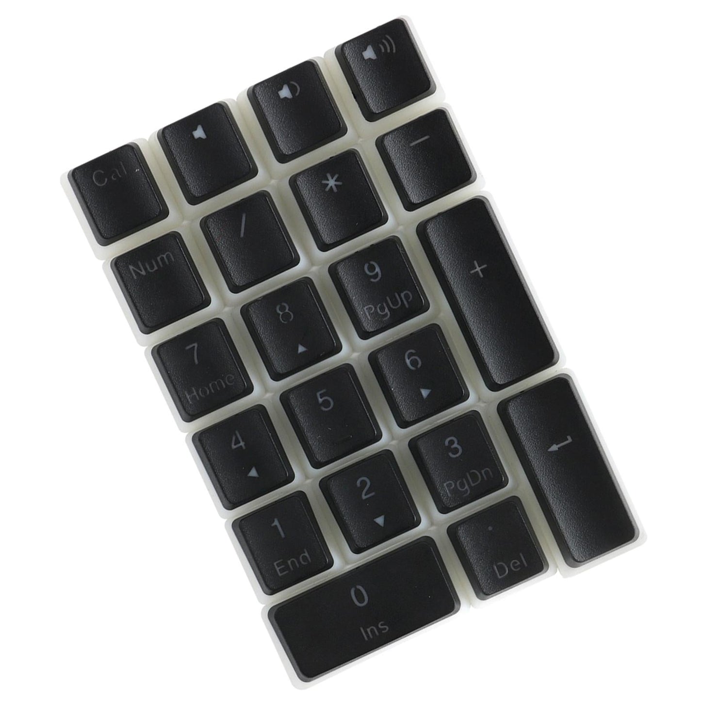 Mechanical Keyboard Numeric Keycaps Layout Dustproof Waterproof Office 21Key for OEM  Black