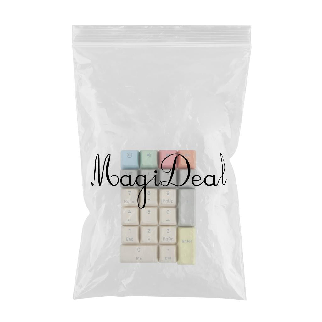 Mechanical Keyboard Numeric Keycaps Layout Dustproof Waterproof Office 21Key for OEM  Colorful