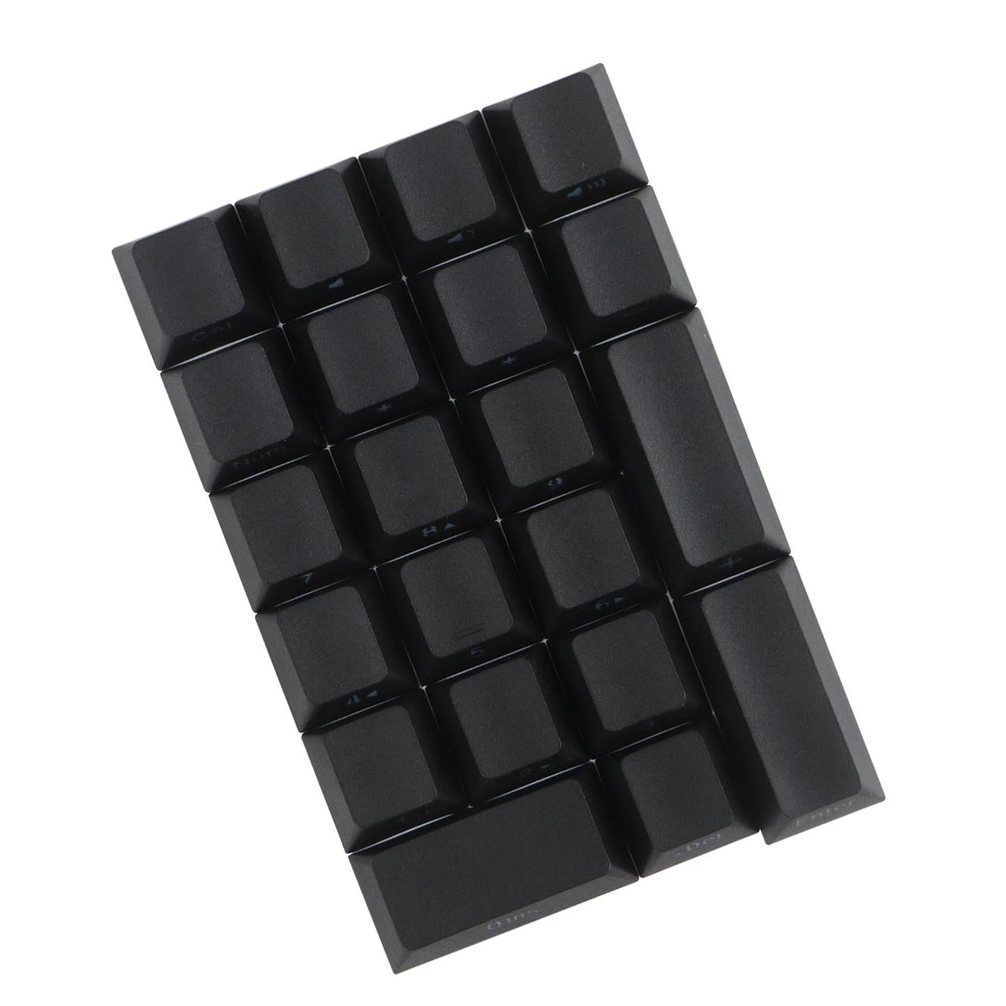 Mechanical Keyboard Numeric Keycaps Layout Dustproof Waterproof Office 21Key for Cherry  Black Side Font