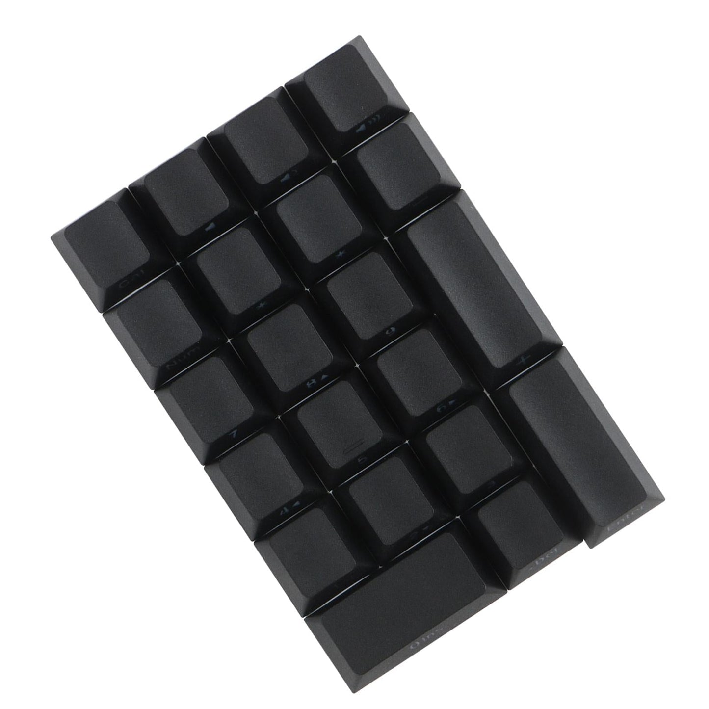 Mechanical Keyboard Numeric Keycaps Layout Dustproof Waterproof Office 21Key for Cherry  Black Side Font