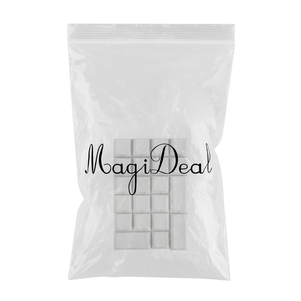 Mechanical Keyboard Numeric Keycaps Layout Dustproof Waterproof Office 21Key for Cherry  White Side Font