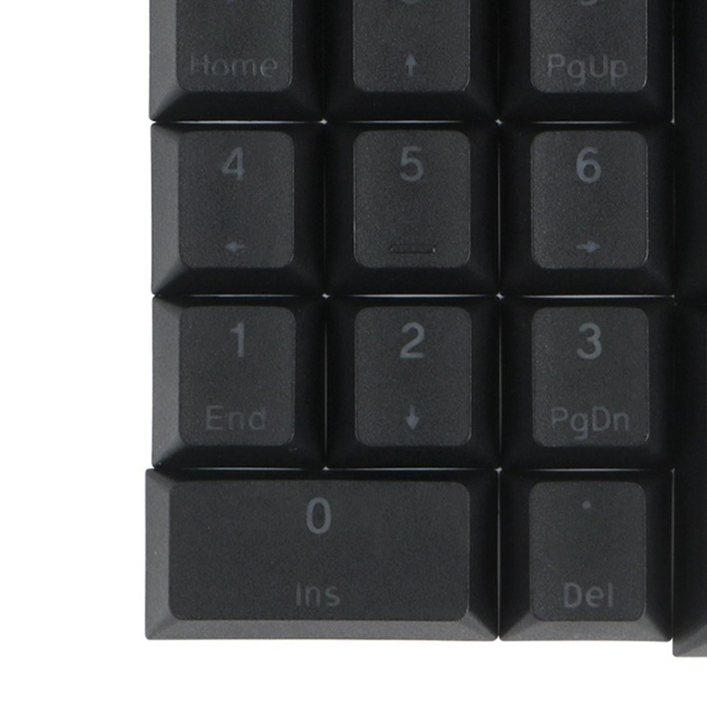Mechanical Keyboard Numeric Keycaps Layout Dustproof Waterproof Office 21Key for OEM  Black Front Font