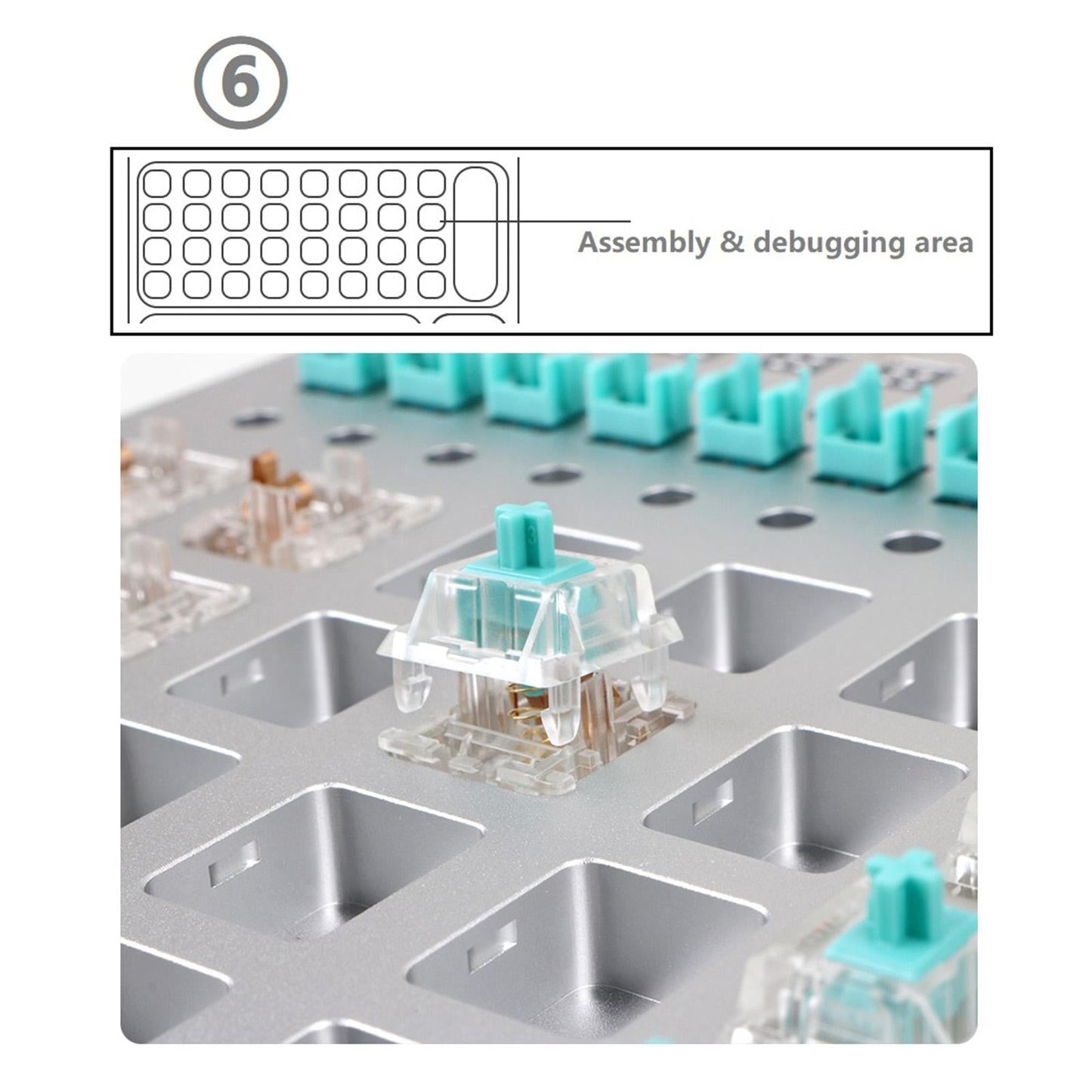 Switch Tester Opener Removal Platform for Mechanical Keyboard Switches