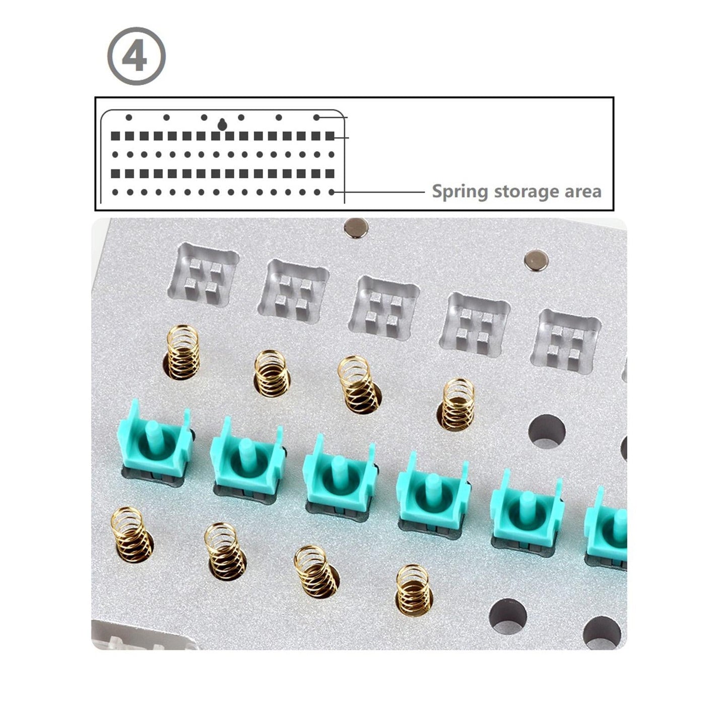 Switch Tester Opener Removal Platform for Mechanical Keyboard Switches