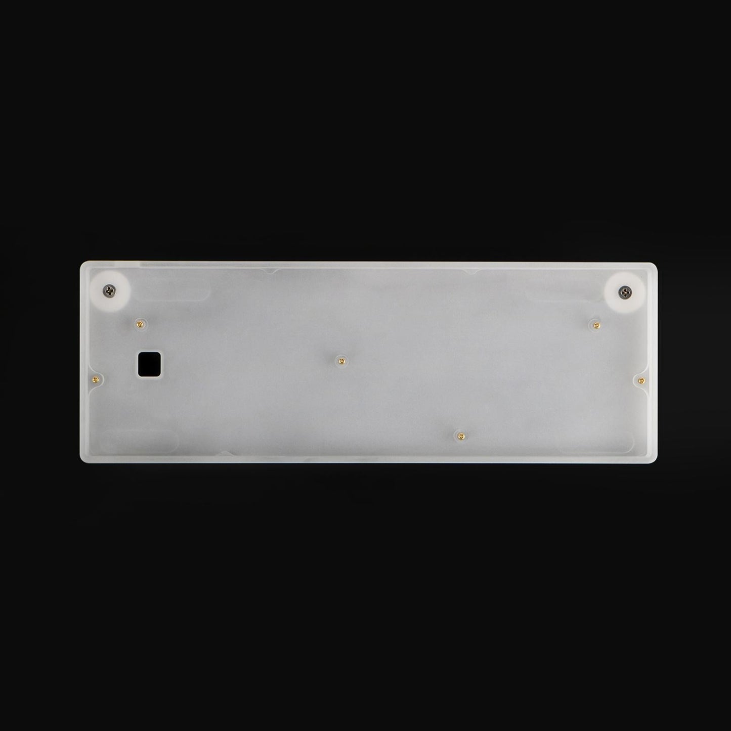 Keyboard Case Frosted Acrylic Shell for 60% DIY GH60 GK61X XS RK61