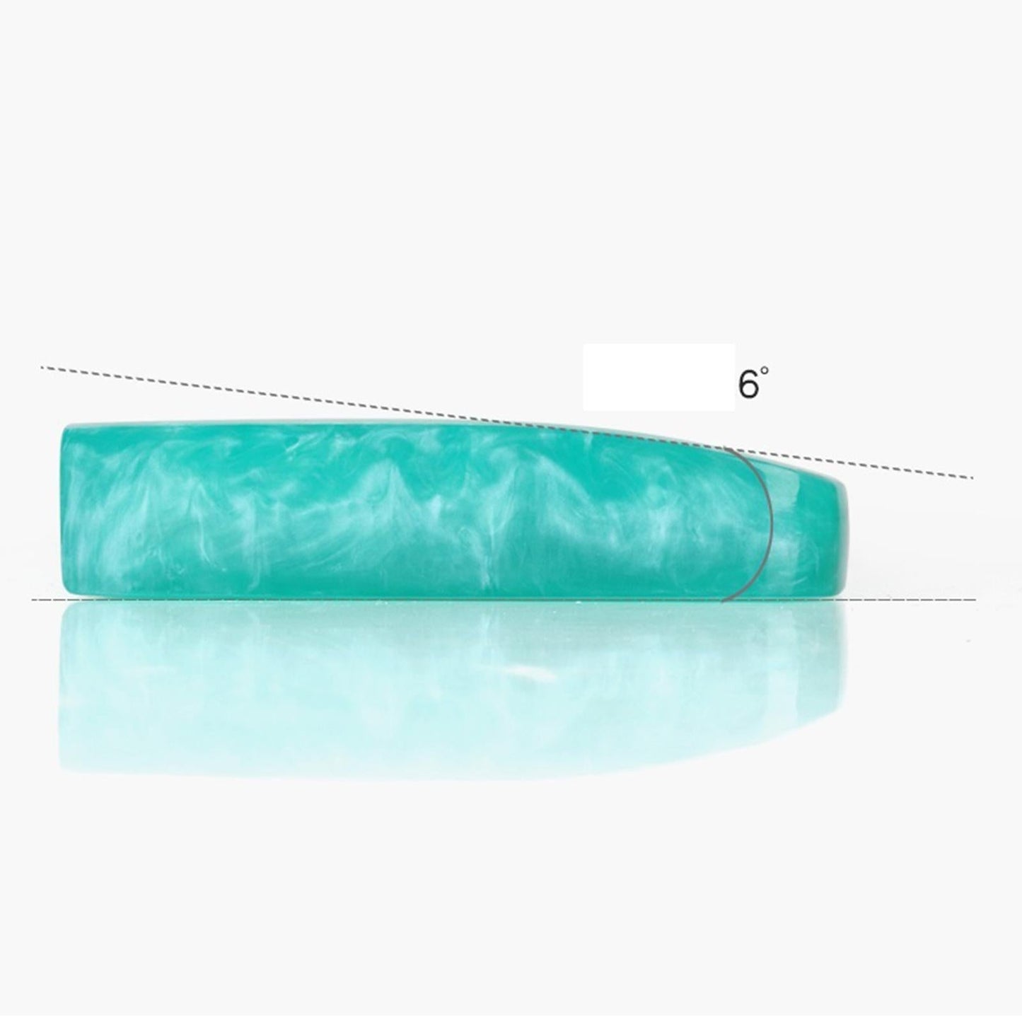 Resin Wrist Rest Pad Non Slip for Gamers Release Wrist Pain  Black Small