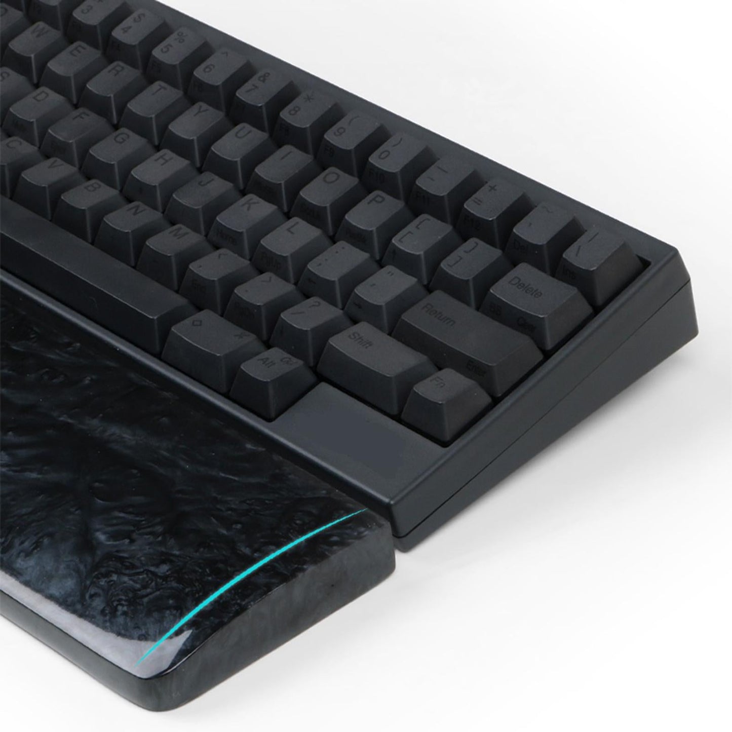Resin Wrist Rest Pad Non Slip for Gamers Release Wrist Pain  Blue Small