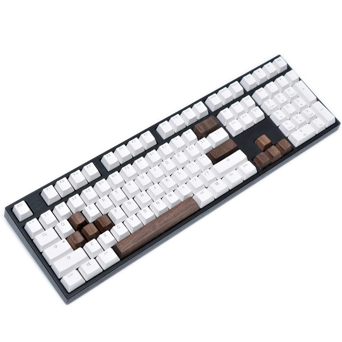 Handmade Black Walnut Wooden Keycap for Cherry MX Keyboard 6.25Uspacebar
