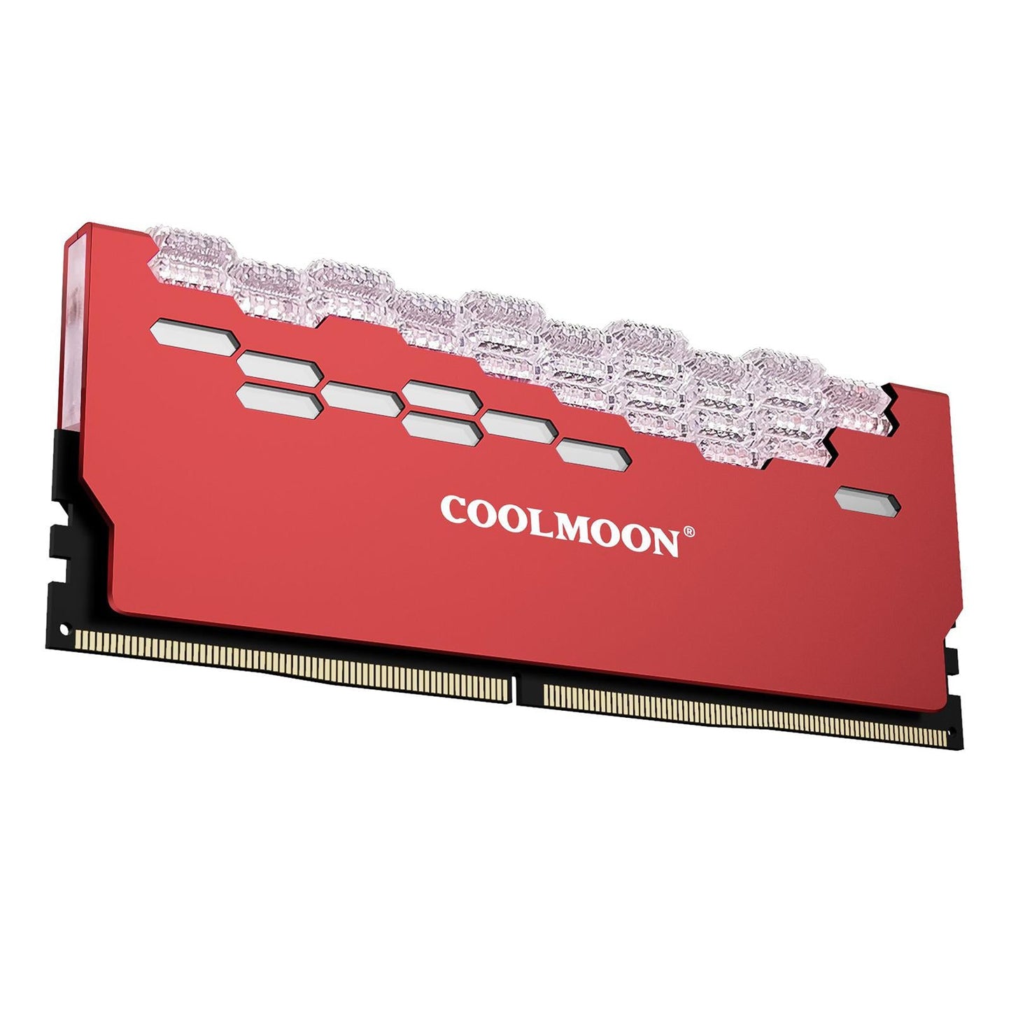 Heatsink Radiator ARGB Shell Heat Sink Spreader RAM Memory for DIY  red