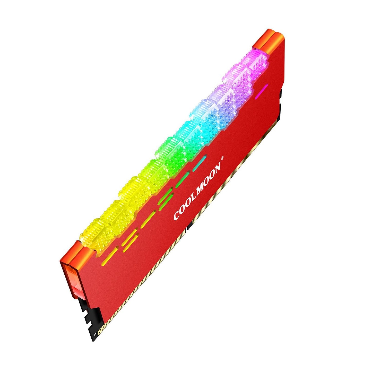 Heatsink Radiator ARGB Shell Heat Sink Spreader RAM Memory for DIY  red