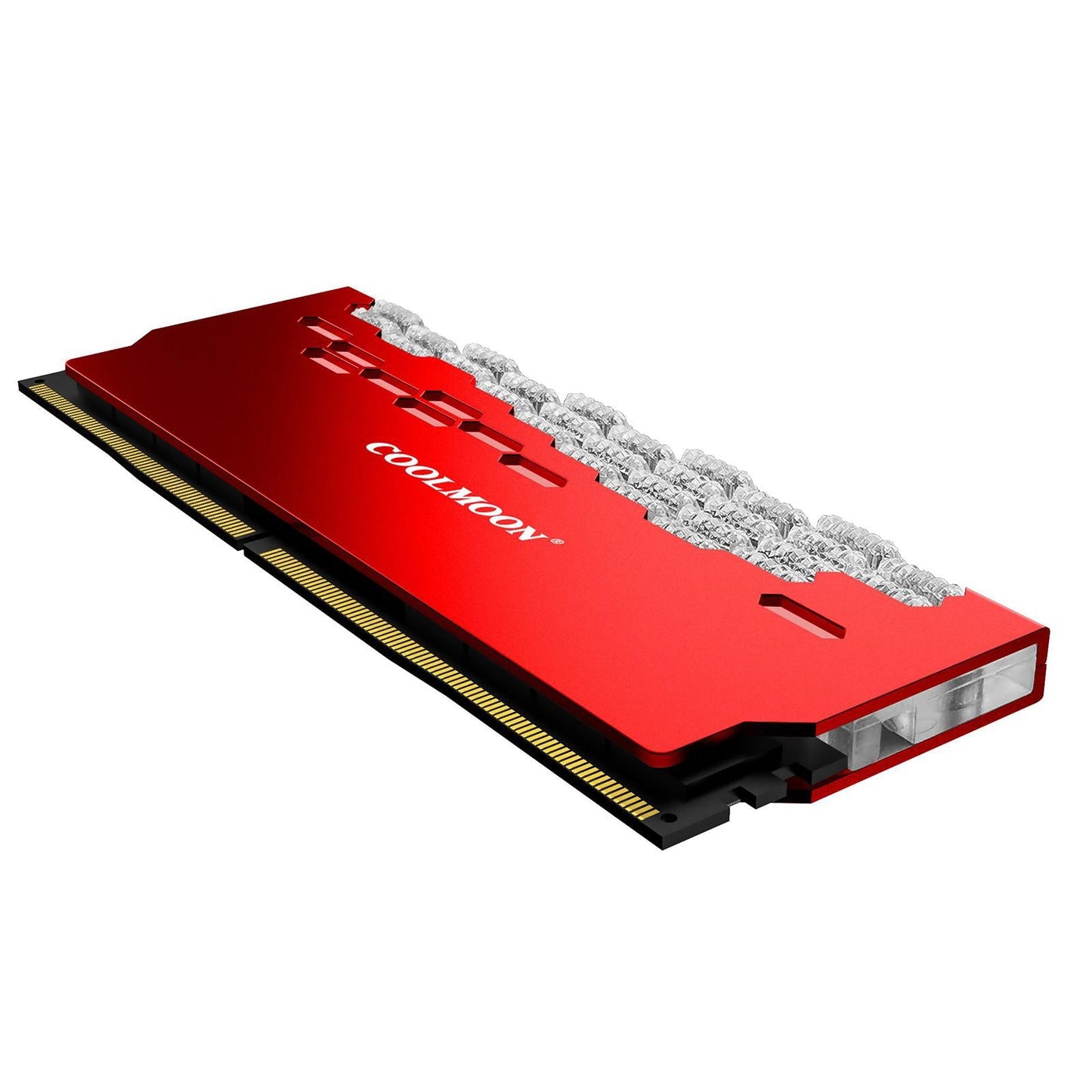Heatsink Radiator ARGB Shell Heat Sink Spreader RAM Memory for DIY  red