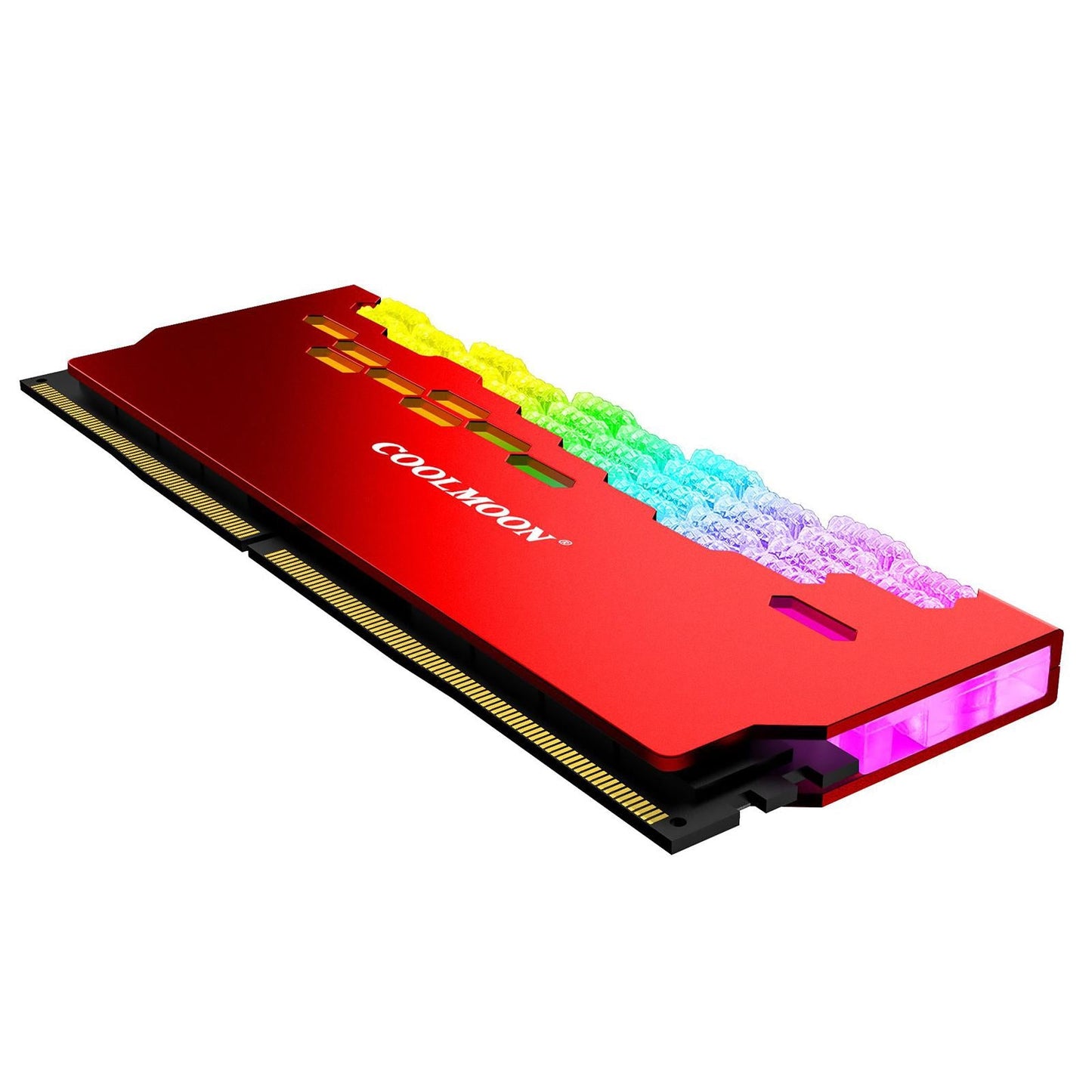 Heatsink Radiator ARGB Shell Heat Sink Spreader RAM Memory for DIY  red