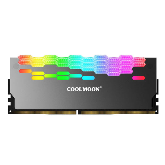 Heatsink Radiator ARGB Shell Heat Sink Spreader RAM Memory for DIY  gray