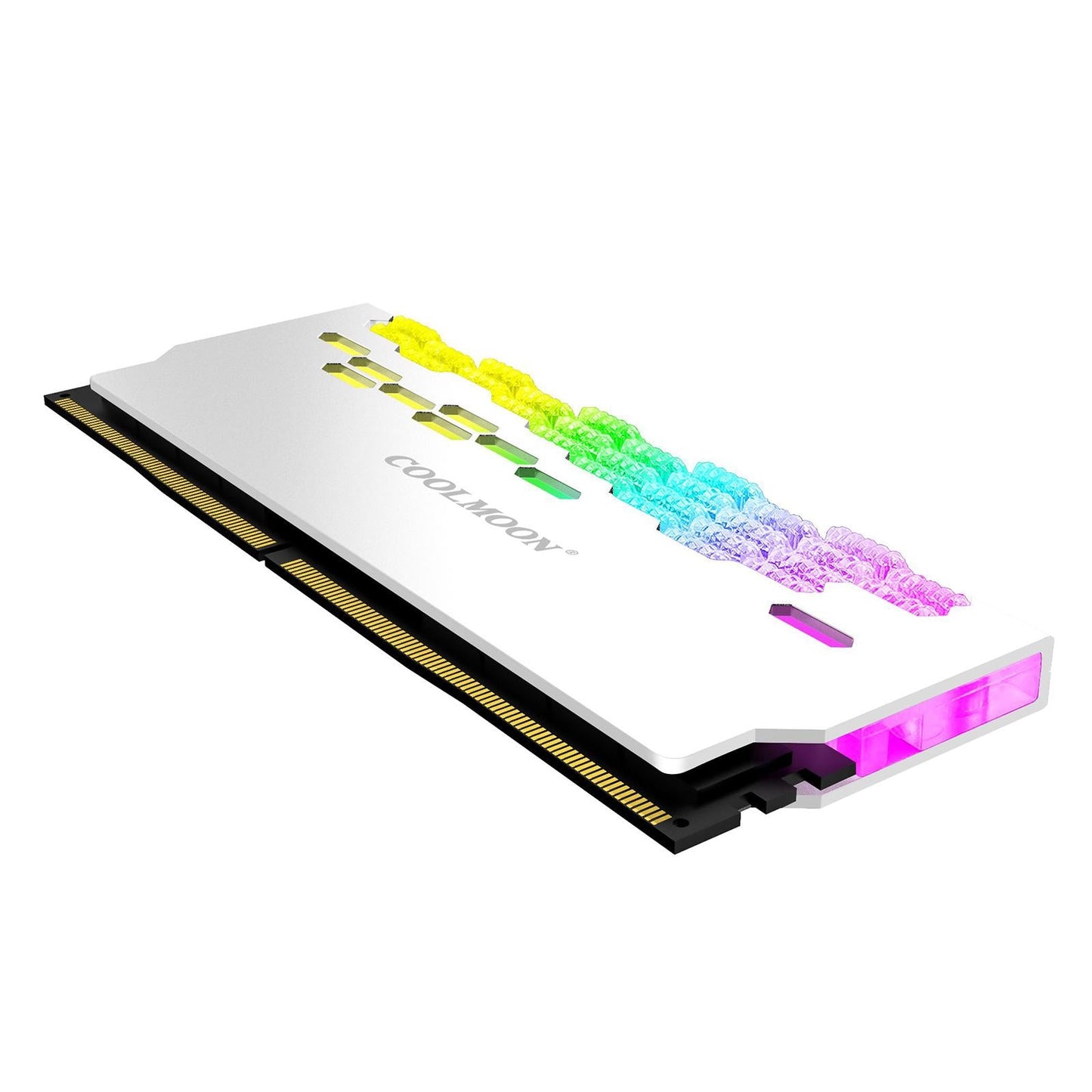 Heatsink Radiator ARGB Shell Heat Sink Spreader RAM Memory for DIY  white