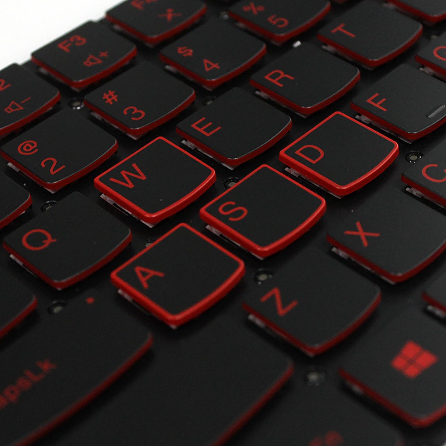 US Layout Laptop Keyboard Red Backlit Fits for Y520-15IKBA 15IKBM 15IKBN