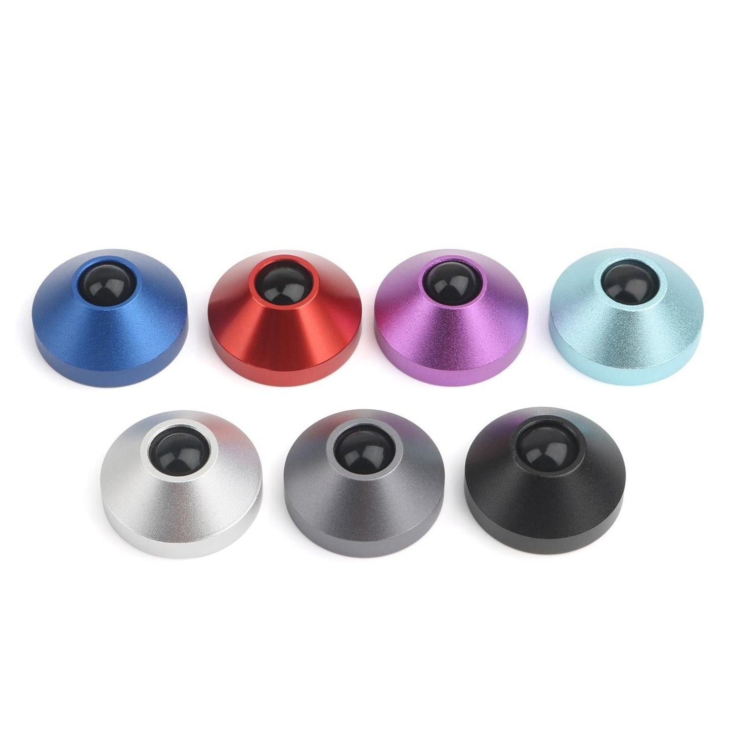 2-pack Mechanical Keyboard Feet Aluminum Alloy with Screws Silver