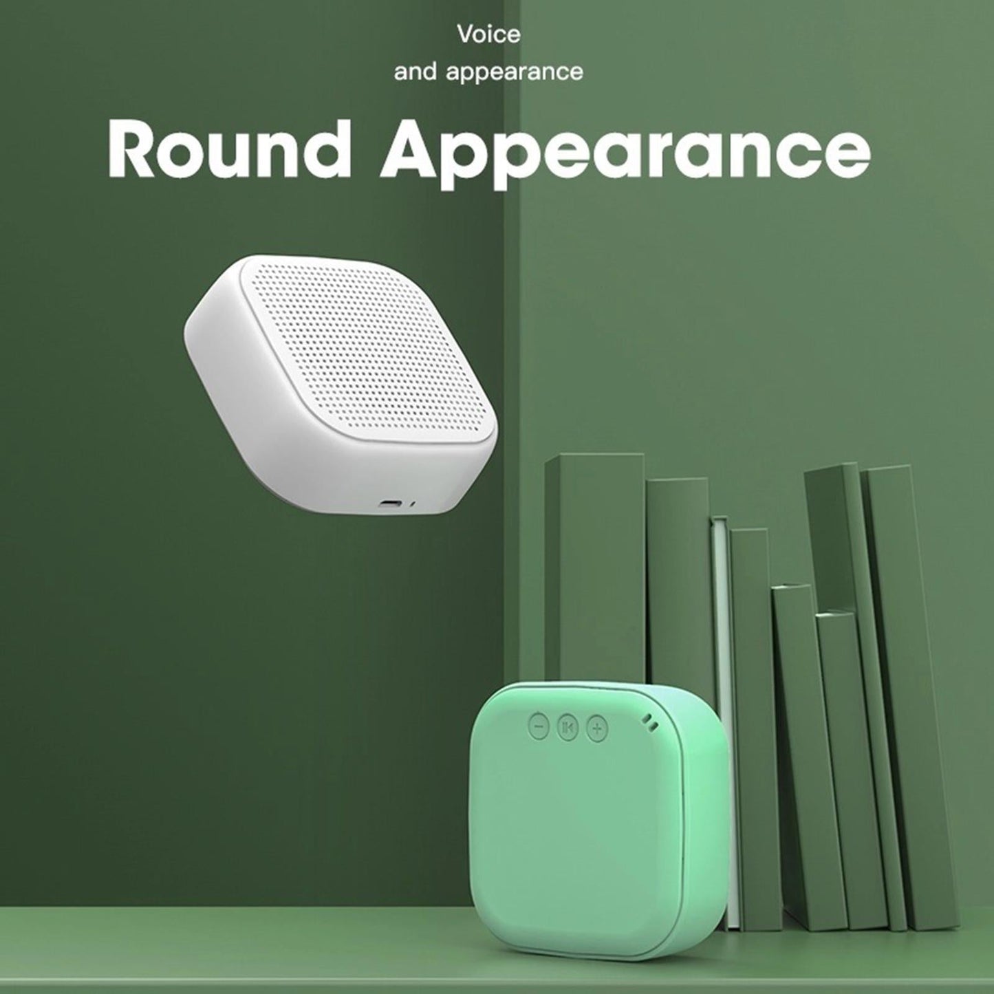 Mini Waterproof Bluetooth 5.0 Wireless Speakers for Home Party Tablet White