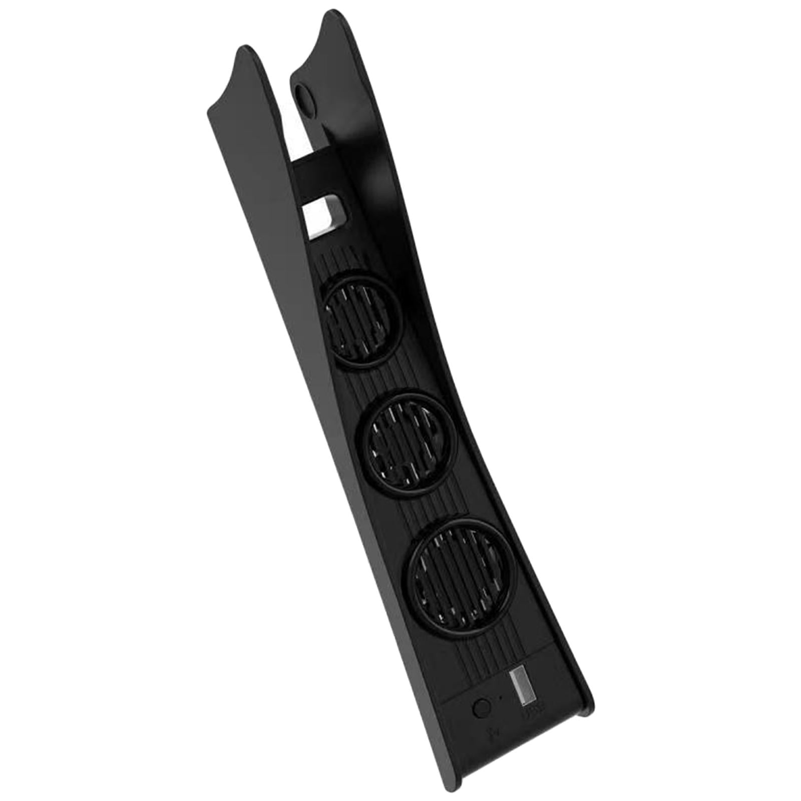 Vertical Stand Triple Cooling Fan for PS5 USB Powered with Headset Hanger