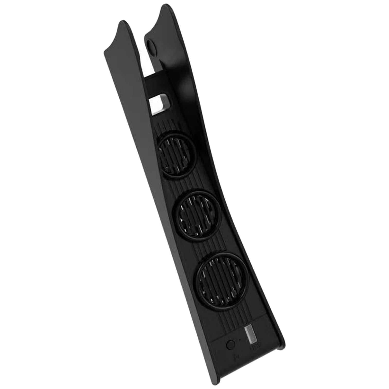 Vertical Stand Triple Cooling Fan for PS5 USB Powered with Headset Hanger