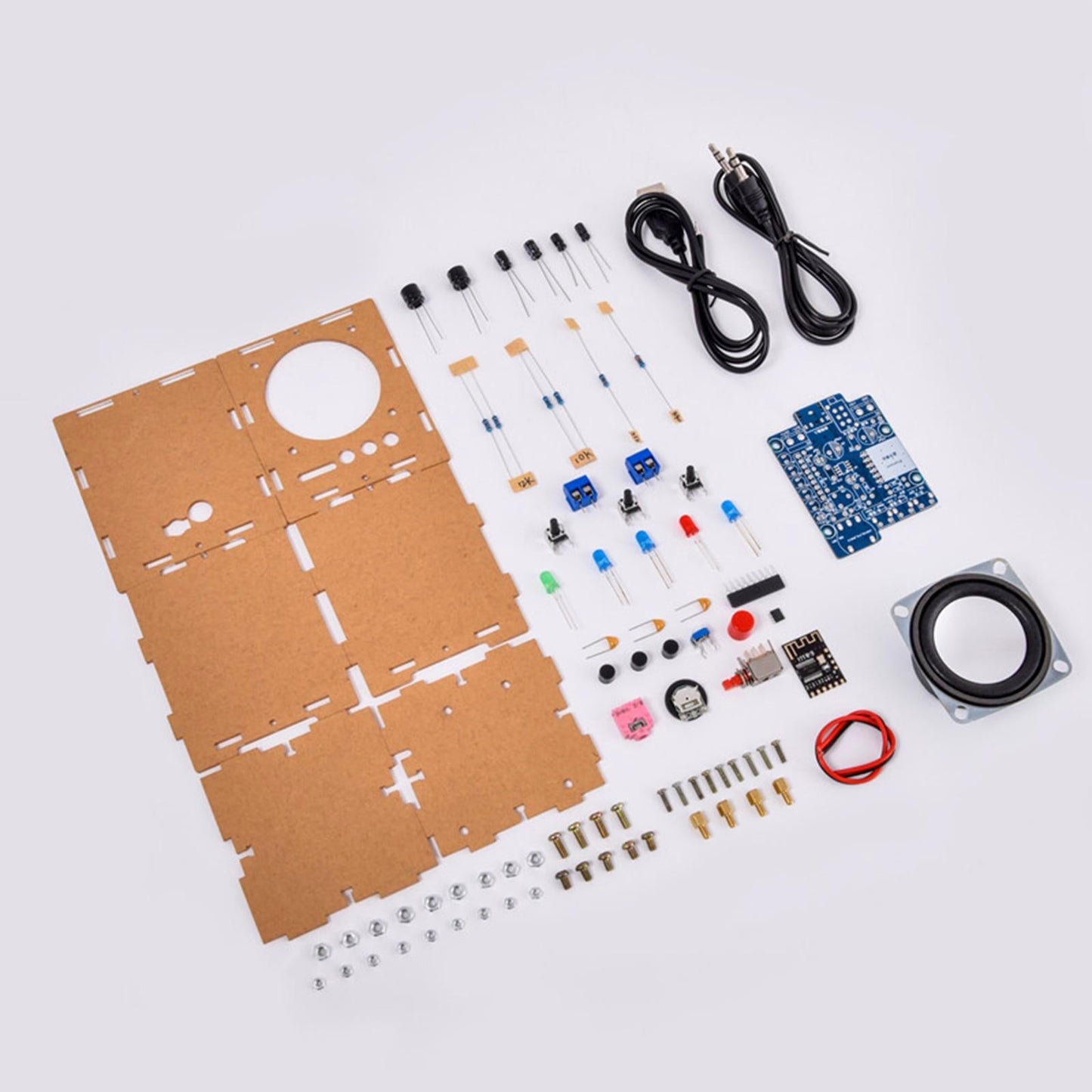 HU-009 3W Mini Spaker Unit 5V DC Powered Sound Amplifier DIY Kit Components