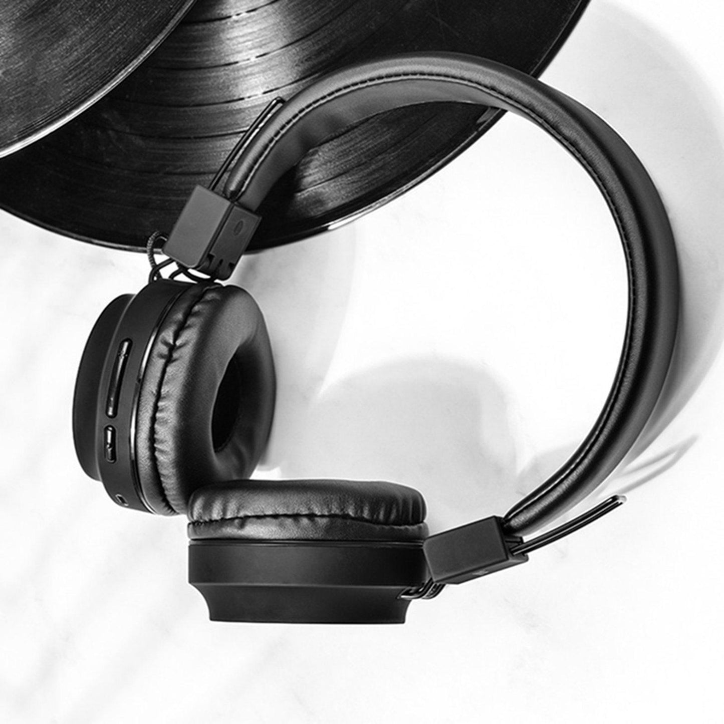 W25 Wireless Bluetooth5.0 Headphones Deep Bass Sound Over Ear Headsets Black