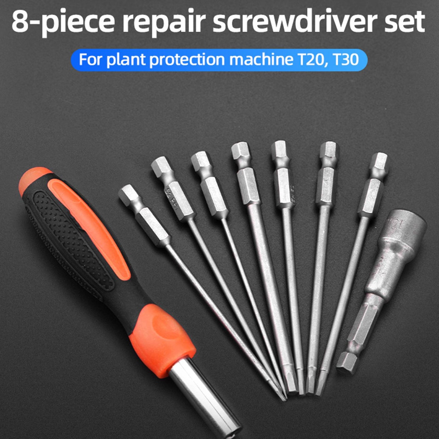 8Pcs Precision Screwdriver Sets with Magnetic Repair Hand Tools for Uav